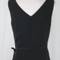 Vintage Donald Deal Couture Sleeveless Black Mock Wrap Dress 10
