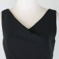 Vintage Donald Deal Couture Sleeveless Black Mock Wrap Dress 10