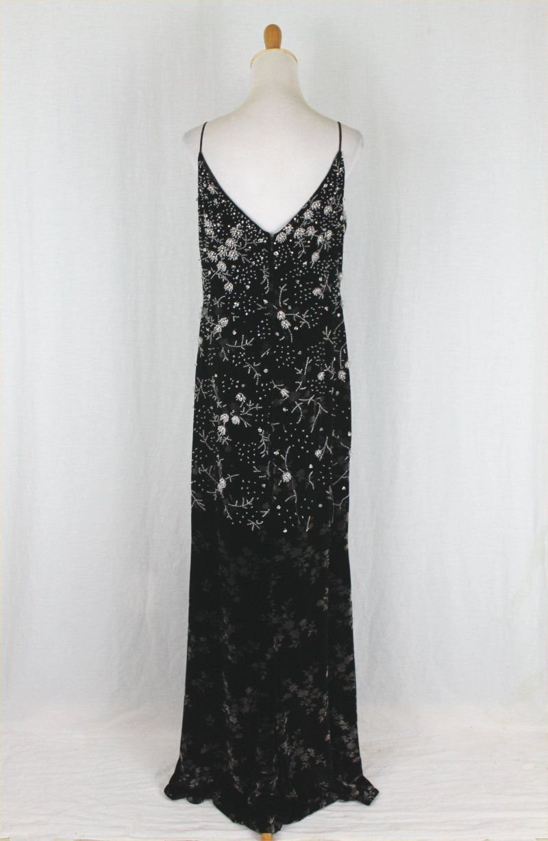black strap gown