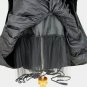 Vintage LANGE Rena Lange Black Velvet & Silk Taffeta Knee Length Dress 36 4 S