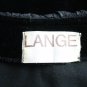 Vintage LANGE Rena Lange Black Velvet & Silk Taffeta Knee Length Dress 36 4 S