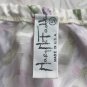 Vintage Mary McFadden Rose Print Nightgown and Kimono Robe Set Pleated Trim S M