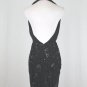Pamela Dennis New York Couture Beaded French Lace Silk Halter Dress xs 34