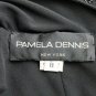 Pamela Dennis New York Couture Beaded French Lace Silk Halter Dress xs 34