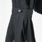 Ralph Lauren Green Label Navy Blue Knit top with Pleated Chiffon Sleeves Small