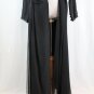Vintage ANDREA ODICINI Beaded Black Silk Wrap Gown Made in Italy Size 8 42 New