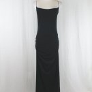 Vintage Richard Tyler Couture Beaded Silk Jersey Spaghetti Strap Evening Gown 8