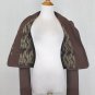 KENZO Victorian Style Brown Cotton and Linen Waist Coat Blazer 36 6 S