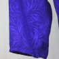 Vintage Argenti Belted Purple Jacquard Silk Long Sleeve Mid Calf Shirt Dress 6 S
