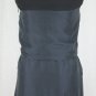 CHLOE Navy Blue Short Strapless Ruched Silk Dress Made in France 36 0 2 XS NEW