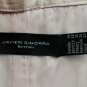 Javier Simorra Metallic Dusky Rose Ruffled Silk Maxi Dress Made in Spain 4 S 34