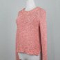 Charli London Pink Cotton Crewneck Jumper Sweater Raglan Made in Italy 1 XS