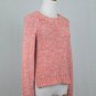 Charli London Pink Cotton Crewneck Jumper Sweater Raglan Made in Italy 1 XS