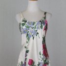 Vintage VICTORIA'S SECRET Floral Print 100% Silk Camisole Set Cami Knickers S