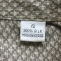 Vintage Linda Allard for Ellen Tracy Beige Silk Short Sleeve Blouse 4