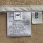 Vintage Laurèl by Escada Woven Tan Linen & Wool Blend Wide Leg Trousers 0 32