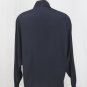 Vintage Linda Allard for Ellen Tracy Navy Silk Blouse Pleated Button Front  4 S