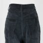 Vintage Jaeger Black Suede Leather Jeans Made in Great Britain UK 8 USA 2