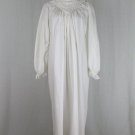 Antique 19th Century Victorian Nightgown Broderie Anglaise Trim Civil War Era S
