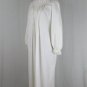 Antique 19th Century Victorian Nightgown Broderie Anglaise Trim Civil War Era S