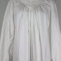 Antique 19th Century Victorian Nightgown Broderie Anglaise Trim Civil War Era S
