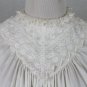 Antique 19th Century Victorian Nightgown Broderie Anglaise Trim Civil War Era S