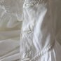 Antique 19th Century Victorian Nightgown Broderie Anglaise Trim Civil War Era S