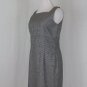 Vintage Tommy Hilfiger 1990's Sleeveless Cotton Houndstooth Sheath Dress 6 S
