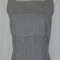 Vintage Tommy Hilfiger 1990's Sleeveless Cotton Houndstooth Sheath Dress 6 S