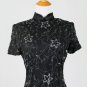 Vintage Adrianna Papell 1940's Style Beaded & Sequined Silk Short Sleeve Top S