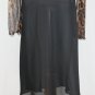 Nicole Miller Long Bias Cut Silk Leopard Print Dress With Juliette Sleeves 4
