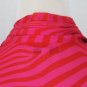 Vintage Michii Moon for Sanyo Pink Swirl Silk Chiffon Surplice Blouse 8 M