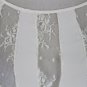 PARKER Short Sleeve Ivory Silk Blouse or Shell with Lace Cutout Trim M