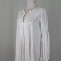 Ralph Lauren Denim & Supply White Cotton Gauze Bohemian Long Sleeve Blouse XS