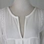Ralph Lauren Denim & Supply White Cotton Gauze Bohemian Long Sleeve Blouse XS