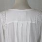 Ralph Lauren Denim & Supply White Cotton Gauze Bohemian Long Sleeve Blouse XS