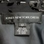 Jones New York 1930's style Bias Cut Beaded Silk Burned Velvet Halter Dress 12