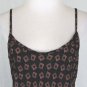 Vintage Carole Little Cross Back Spaghetti Strap Rayon Bias Cut Shift Dress 10 M