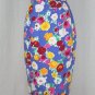 Vintage Adrianna Papell  40's Inspired 80's Floral Print Cotton Dress Suit 8 NWT