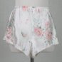 Vintage NATORI Camisole Set Tap Pants White w/ Pastel Pink Roses New With Tags S
