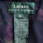 Vintage Ralph Lauren Green Label Sleeveless Floral Flowing Silk Chiffon Dress 6