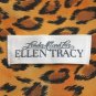 Vintage Linda Allard for Ellen Tracy Leopard Print Silk Safari Shirt 14 Perfect!