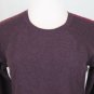 Vintage Neiman Marcus Purple Cashmere Contrast Stich Raglan Sleeve Sweater S
