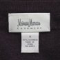 Vintage Neiman Marcus Purple Cashmere Contrast Stich Raglan Sleeve Sweater S