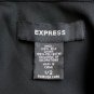 Vintage Express Long Beaded Black Ruffled Silk Chiffon Asymmetrical Hem Gown 2