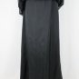 Oleg Cassini Black & Gray Embellished Pleated Silk Full Length Formal Gown 6