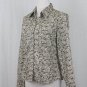 Vintage Old Navy Long Sleeve Snap Front Liberty Flower Print Cotton Shirt S
