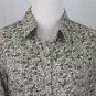 Vintage Old Navy Long Sleeve Snap Front Liberty Flower Print Cotton Shirt S