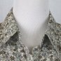 Vintage Old Navy Long Sleeve Snap Front Liberty Flower Print Cotton Shirt S