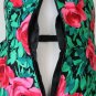 A.J. Bari Neiman Marcus Rose Print Strapless Dress 8